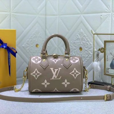 LV Speedy Bandoulière 20 Bicolor Monogram Empreinte Replica