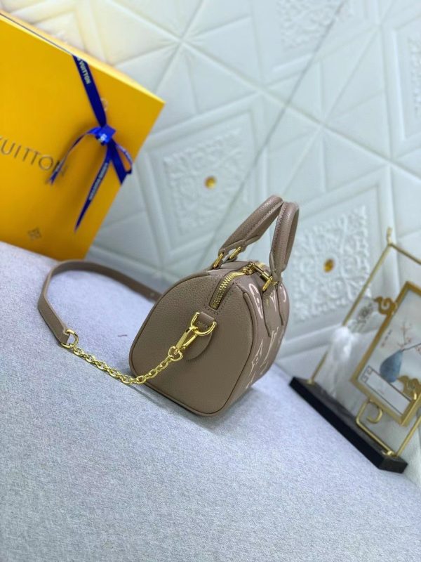 LV Speedy Bandoulière 20 Bicolor Monogram Empreinte Replica - Image 5