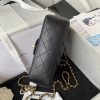 Best Replicas Bags - Black Replica Chanel Lambskin Mini Flap Bag w/ Top Handle AS2431 Shop For Best Louis Vuitton LV Replica Bags With Cheap Price