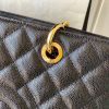Best Replicas Bags - Chanel Quilted Caviar Grand Shopping Tote Replica - Black A50995 Shop For Best Louis Vuitton LV Replica Bags With Cheap Price