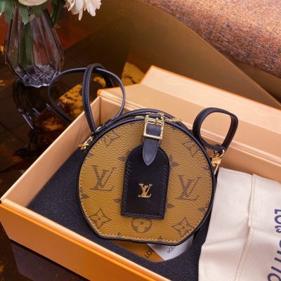 Replica LV Monogram Reverse Canvas Mini Boite Chapeau M68276