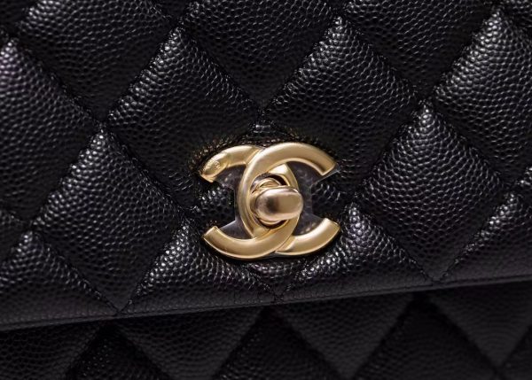 Chanel Coco Handle Replica - Red, 24x14x10cm - A92990 - Image 8
