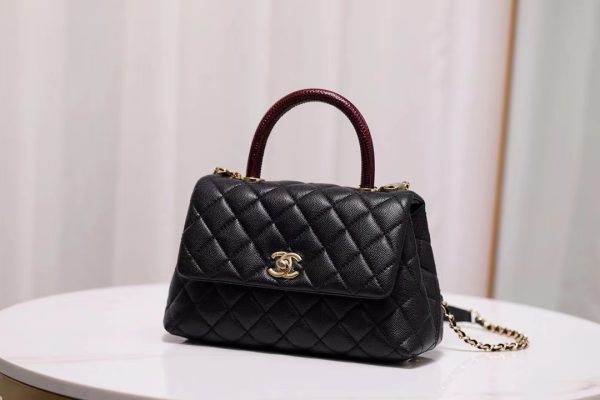 Chanel Coco Handle Replica - Red, 24x14x10cm - A92990 - Image 3