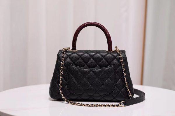 Chanel Coco Handle Replica - Red, 24x14x10cm - A92990 - Image 2