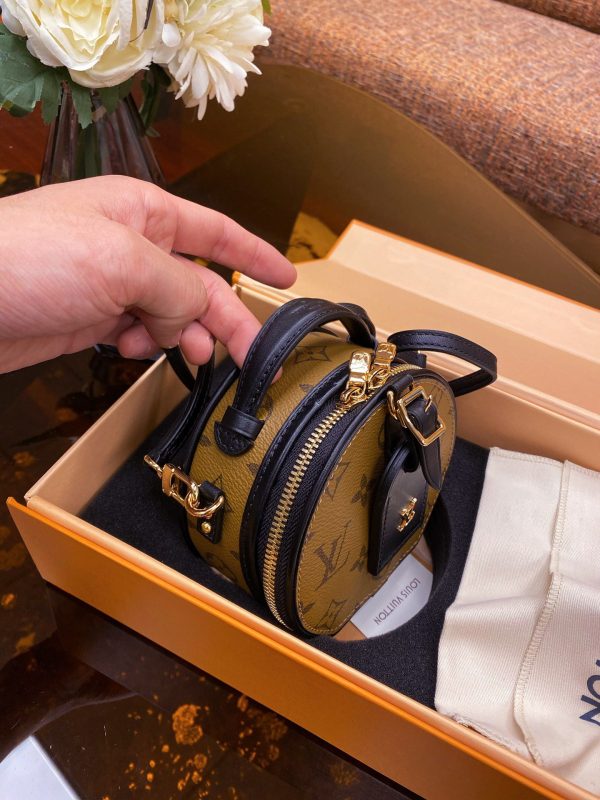Replica LV Monogram Reverse Canvas Mini Boite Chapeau M68276 - Image 2