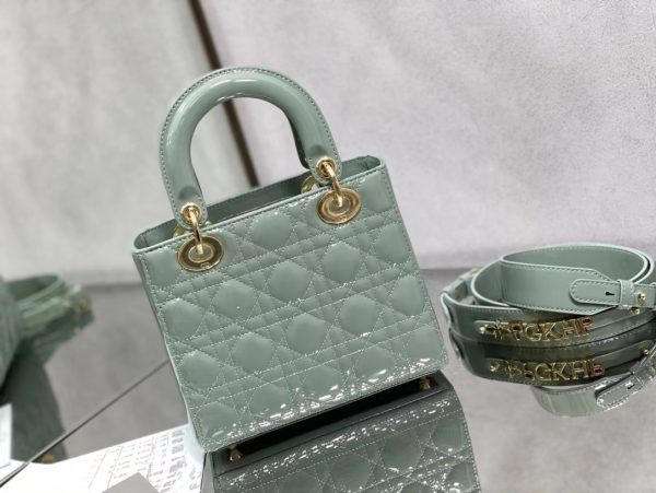 Replica Lady Dior ABCDior Bag - Ethereal Green Lambskin - Image 2