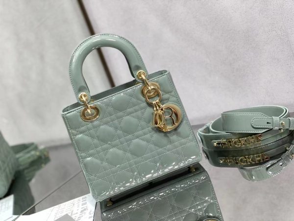 Replica Lady Dior ABCDior Bag - Ethereal Green Lambskin - Image 5