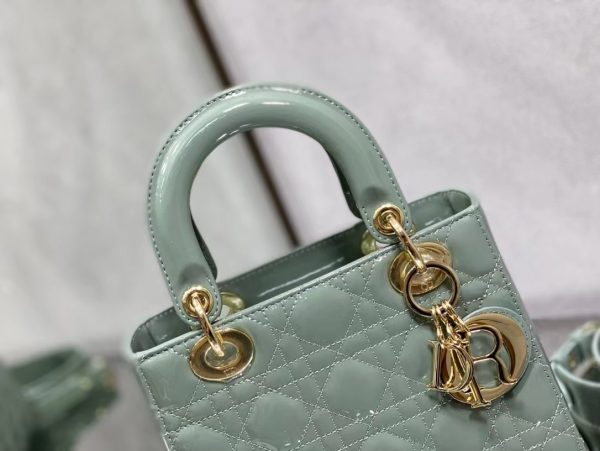 Replica Lady Dior ABCDior Bag - Ethereal Green Lambskin - Image 4