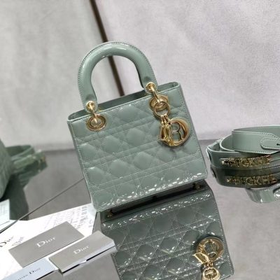 Replica Lady Dior ABCDior Bag - Ethereal Green Lambskin