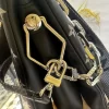 Best Replicas Bags - Louis Vuitton Coussin Monogram Lambskin MM Black/Gray Bag Shop For Best Louis Vuitton LV Replica Bags With Cheap Price