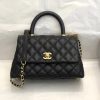Replica Chanel Coco Handle Bag - Black, 24x14x10cm
