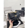 Best Replicas Bags - Chanel 19 Replica Lamb Leather Black Shoulder Bag Shop For Best Louis Vuitton LV Replica Bags With Cheap Price