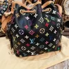 Best Replicas Bags - Louis Vuitton Monogram Multi Color Black Petit Noe Replica Shop For Best Louis Vuitton LV Replica Bags With Cheap Price