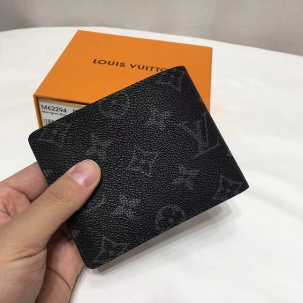 Replica LV Monogram Eclipse Slender Wallet Black M62294 - Image 2