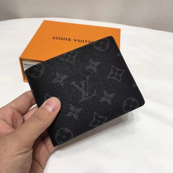 Replica LV Monogram Eclipse Slender Wallet Black M62294 - Image 3