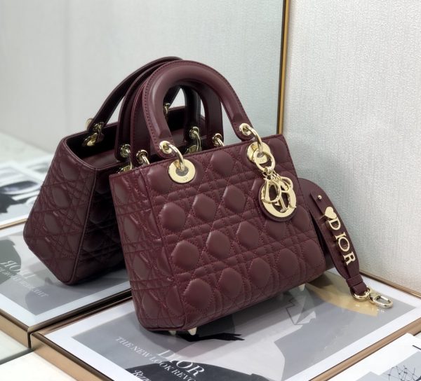 Replica Dior Lady Bag Cherry Red Patent Calfskin M0565Owcb_M323 - Image 7