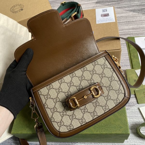 Replica Gucci Horsebit Bag in Min Brown – Timeless Elegance - Image 3