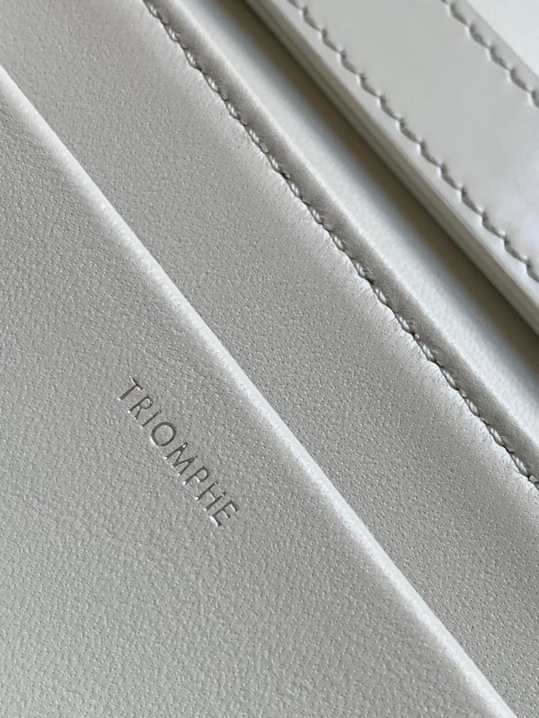 White Celine Triomphe Trapeze Calfskin Replica Bag - Image 2