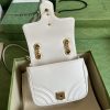 Best Replicas Bags - Replica Gucci Marmont GG White Handbag 739682 Shop For Best Louis Vuitton LV Replica Bags With Cheap Price
