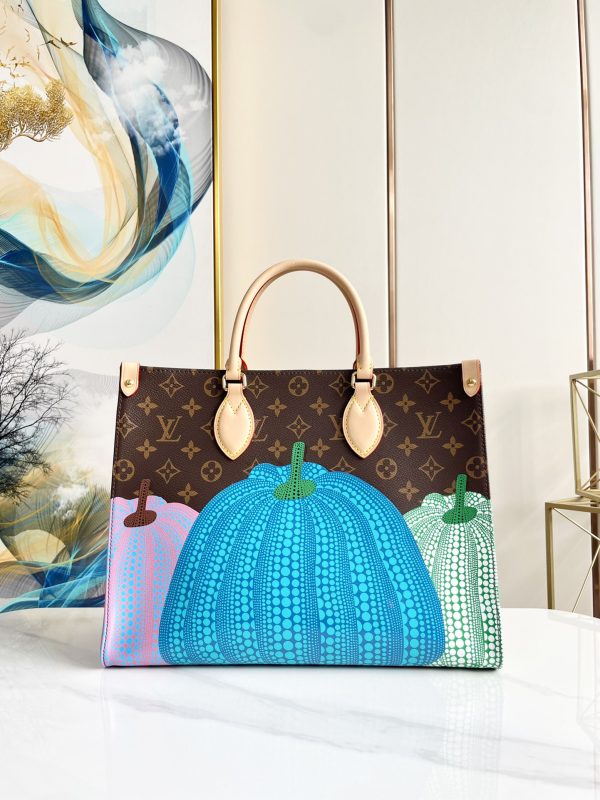 Replica LV x YK Onthego MM M46466 Handbag - Image 7