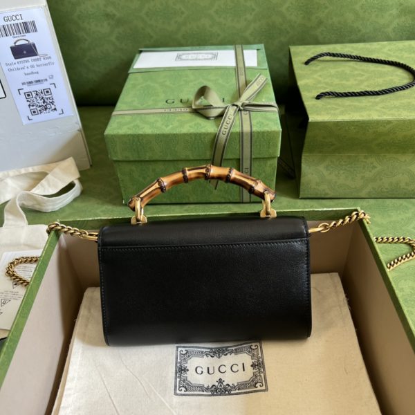 Replica Gucci GG Bamboo Top Handle Bag 675794 - Image 4