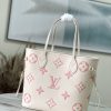 Best Replicas Bags - Replica LV Neverfull MM Pink M21579 Handbag Shop For Best Louis Vuitton LV Replica Bags With Cheap Price