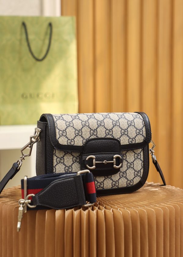 Replica Gucci Horsebit 1955 GG Mini Bag - Timeless Elegance - Image 7