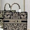 Best Replicas Bags - Replica Dior Book Tote – Black & White Cornely Embroidery Shop For Best Louis Vuitton LV Replica Bags With Cheap Price