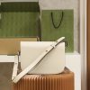 Best Replicas Bags - Replica Gucci Horsebit Shoulder Bag White Leather 602204 Shop For Best Louis Vuitton LV Replica Bags With Cheap Price