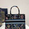 Best Replicas Bags - Replica Dior Book Tote Medium Black Multicolor Dior Petites Fleurs Shop For Best Louis Vuitton LV Replica Bags With Cheap Price