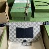 Best Replicas Bags - Replica Gucci Blondie Belt Bag GG Supreme Canvas Grey 718154 Shop For Best Louis Vuitton LV Replica Bags With Cheap Price