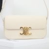 Best Replicas Bags - Replica Celine Triomphe Shoulder Bag - Soft Yellow Calfskin Shop For Best Louis Vuitton LV Replica Bags With Cheap Price
