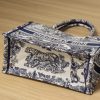 Best Replicas Bags - Replica Dior Medium Book Tote Blue Toile Jouy Embroidery M1295Ztdt_M808 Shop For Best Louis Vuitton LV Replica Bags With Cheap Price