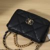 Best Replicas Bags - Replica Chanel CF 19 Black Handbag – Timeless Elegance Shop For Best Louis Vuitton LV Replica Bags With Cheap Price