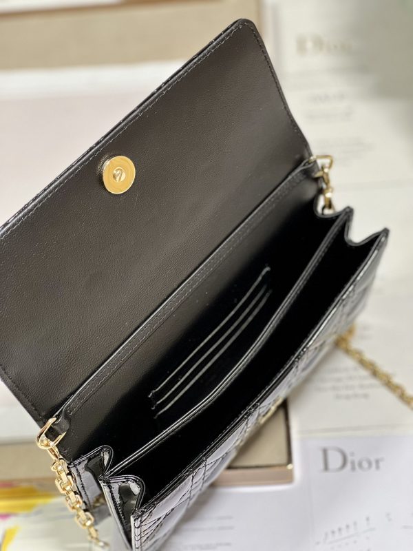 Replica Dior Miss Mini Bag - Black Patent Cannage Calfskin - Image 4