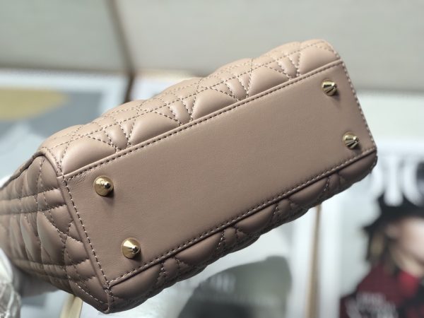 Replica Dior Lady Dior Cherry Rose Patent Calfskin Bag - Image 3