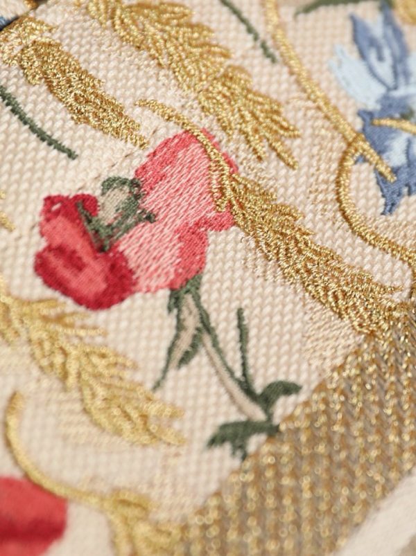 Replica DiorBook Tote: Natural Multicolor Raffia Embroidered Design - Image 3
