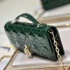 Best Replicas Bags - Replica Dior Miss Mini Bag in Rose Pine Green Patent Shop For Best Louis Vuitton LV Replica Bags With Cheap Price