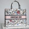 Best Replicas Bags - Dior Book Tote Replica – White Multicolor Petites Fleurs Embroidery Shop For Best Louis Vuitton LV Replica Bags With Cheap Price