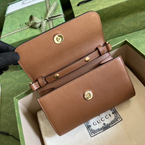 Replica Gucci GG Bamboo Top Handle Bag | Stylish & Compact - Image 3