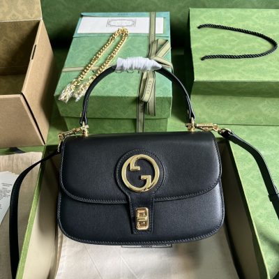 Replica Gucci Blondie Top-Handle Bag in Black