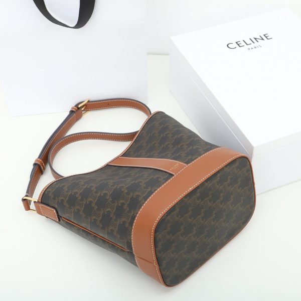 Replica Celine Medium Triomphe Bucket Bag - Image 5