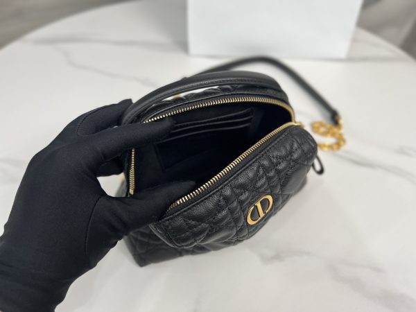 Replica Dior Caro Mini Bag in Black, Style S5163Uwhc_M900 - Image 2