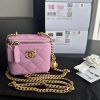 Best Replicas Bags - Replica Chanel Pink Calfskin Clutch with Chain & Gold Accents AP3203 Shop For Best Louis Vuitton LV Replica Bags With Cheap Price