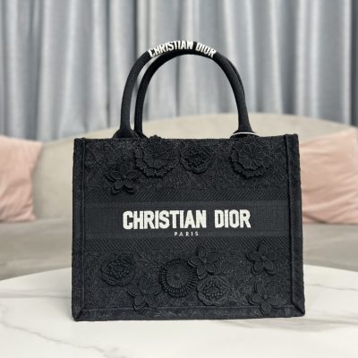 Replica Dior Book Tote Small D-Lace Macrame Handbag