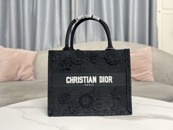Replica Dior Book Tote Small D-Lace Macrame Handbag