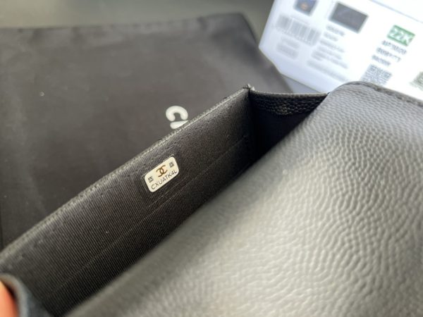 Chanel-Inspired Quilted Clutch with Chain Strap - Image 3