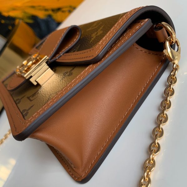 LV Dauphine Chain Wallet Replica - Timeless Elegance - Image 6
