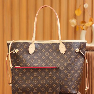Replica LV Monogram Neverfull Red PM/MM/GM M41177 Tote
