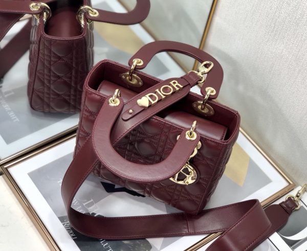 Replica Dior Lady Bag Cherry Red Patent Calfskin M0565Owcb_M323 - Image 8